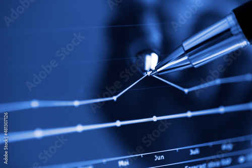 Pointing Peak Time on a Business Graph