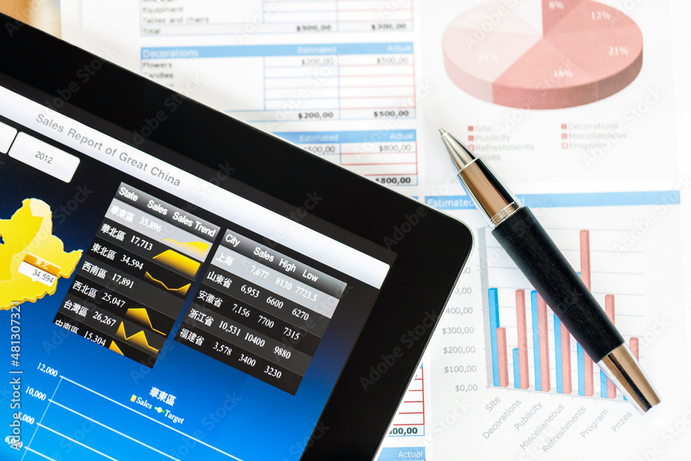 Chinese Market Report on a Digital Tablet