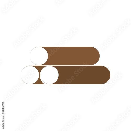 Wood icon logo free