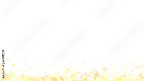 Frame background with simple triangular light and like a piece of glass