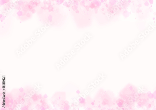 Fluffy and gorgeous dreamy frame background