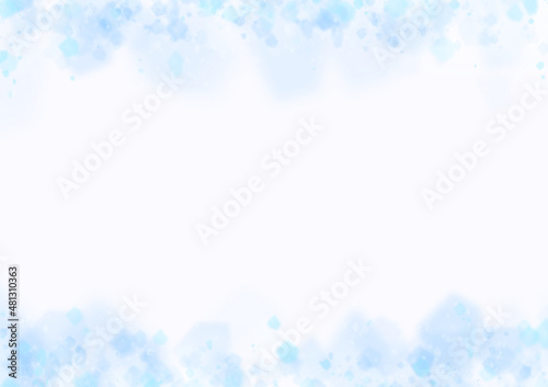 Fluffy and gorgeous dreamy frame background