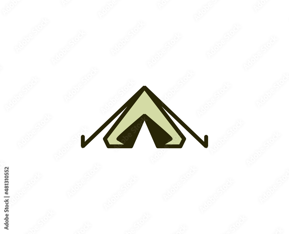 Tent premium line icon. Simple high quality pictogram. Modern outline style icons. Stroke vector illustration on a white background. Tent premium line icon. Simple high quality pictogram. Modern outline style icons. Stroke vector illustration on a white background.