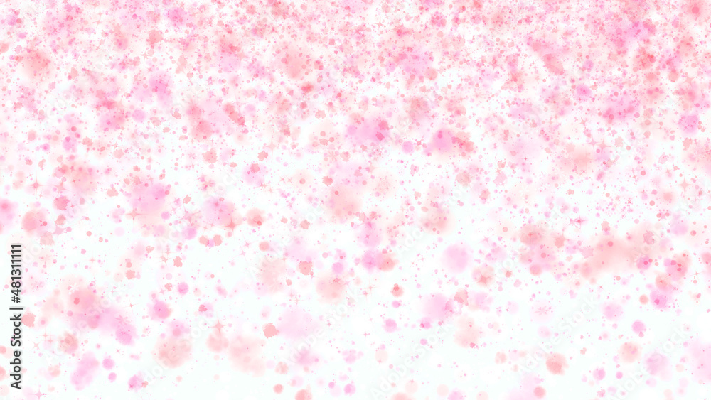 Fluffy glitter snow background