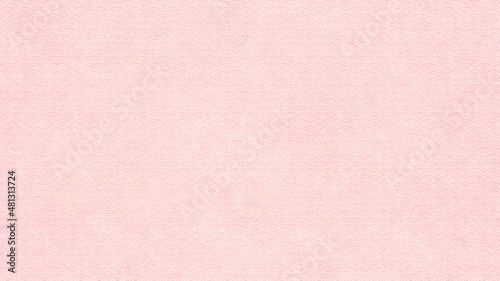 Background material of traditional oriental pattern with wave motif