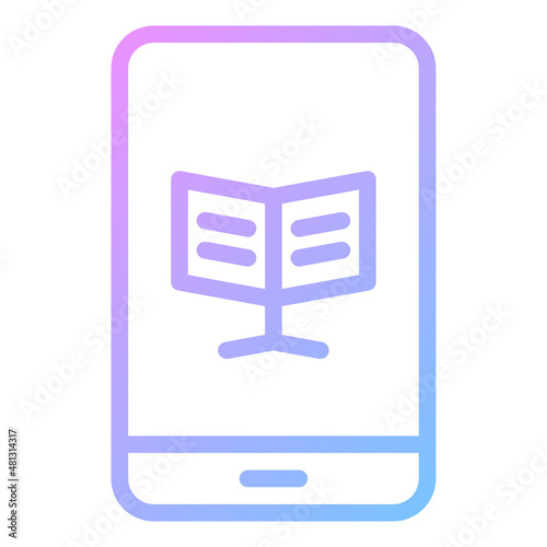 education app gradient icon