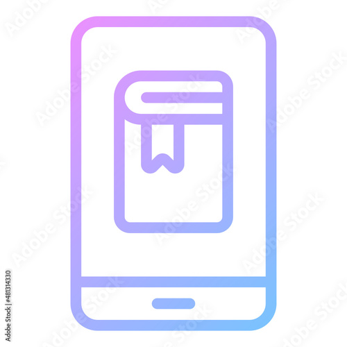 education app gradient icon