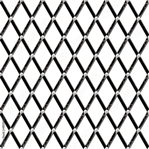 Abstract seamless geometric grid net pattern