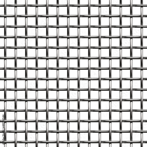Black chrome Steel Grating seamless structure.
