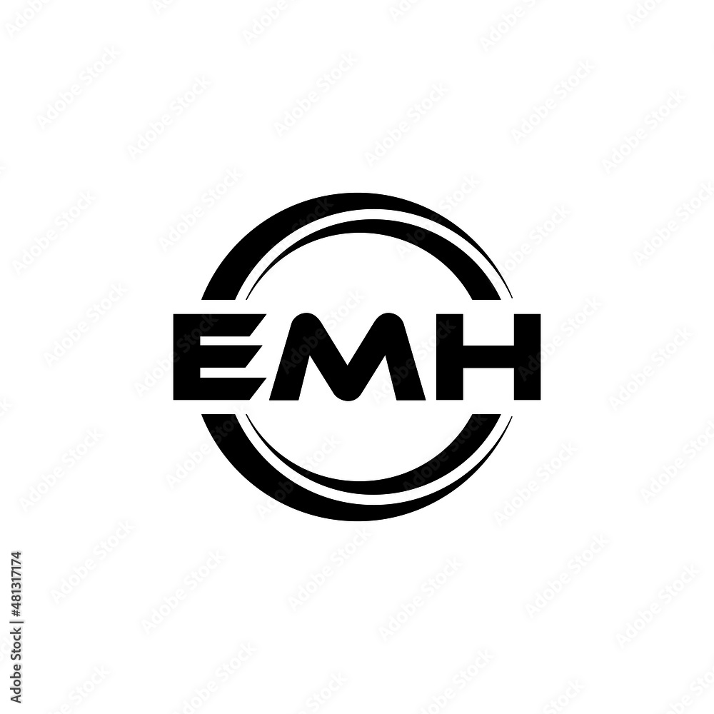 EMH letter logo design with white background in illustrator, vector logo modern alphabet font overlap style. calligraphy designs for logo, Poster, Invitation, etc. EMH letter logo design with white background in illustrator, vector logo modern alphabet font overlap style. calligraphy designs for logo, Poster, Invitation, etc.