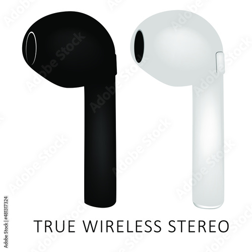 Simple set 2 Vector, TWS or True Wireless Stereo

