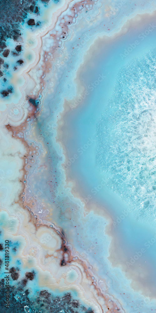 Naklejka premium blue aqua