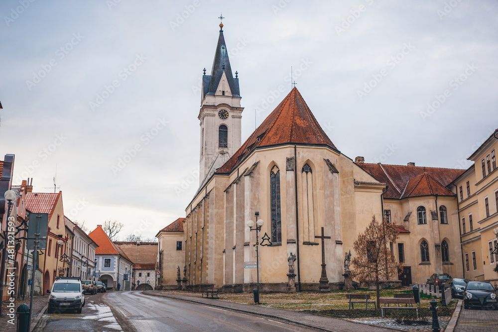 Trebon. Historical town in South Bohemian Region. Czech Republic.