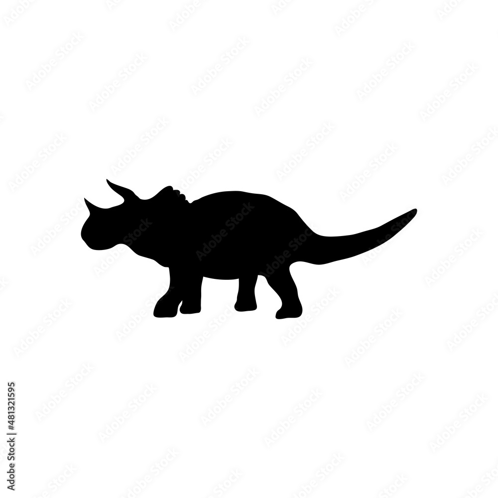 Dinosaur prehistoric animal icon design template vector