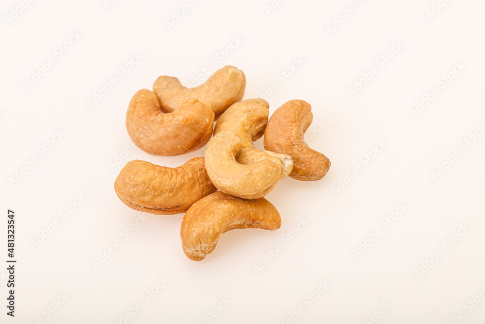 Natural organic Cashew nut heap