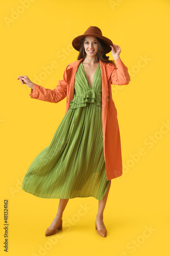 Beautiful fashionable woman...