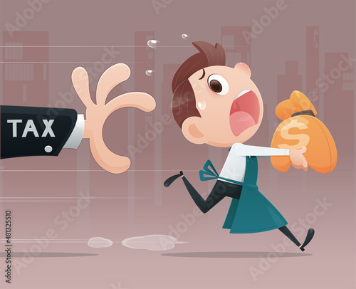 Business people avoid taxation