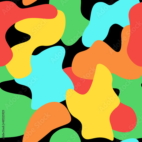 Colorful geometric background. Minimal cover template design.