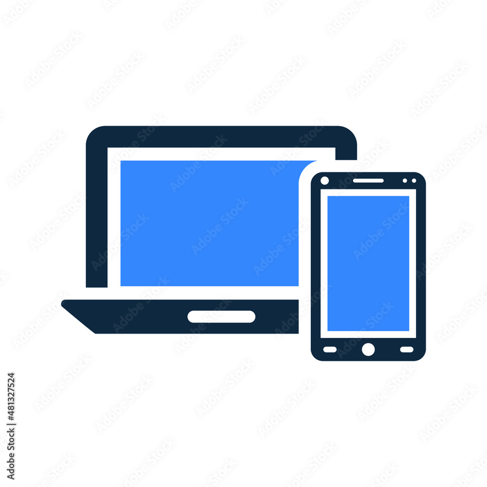 Devices, mobile icon. Simple editable vector illustration. Devices, mobile icon. Simple editable vector illustration.