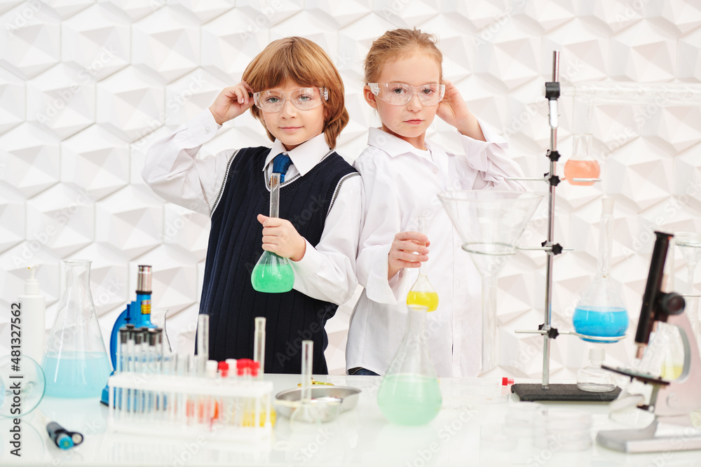 two young chemists