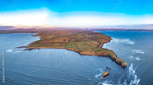 The beautiful coast at the eagles nest in Mountcharles in County Donegal - Ireland. photo