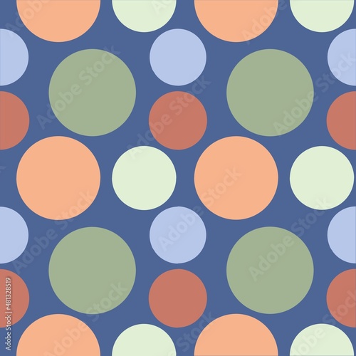 seamless pattern with circles