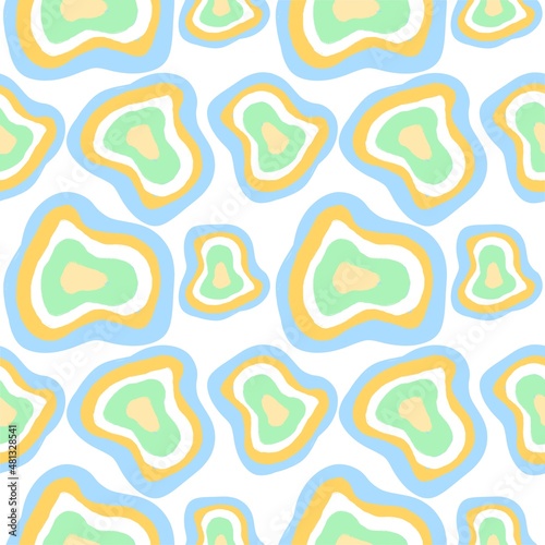 seamless pattern with hand drawn.
