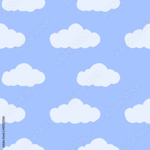 pattern with clouds