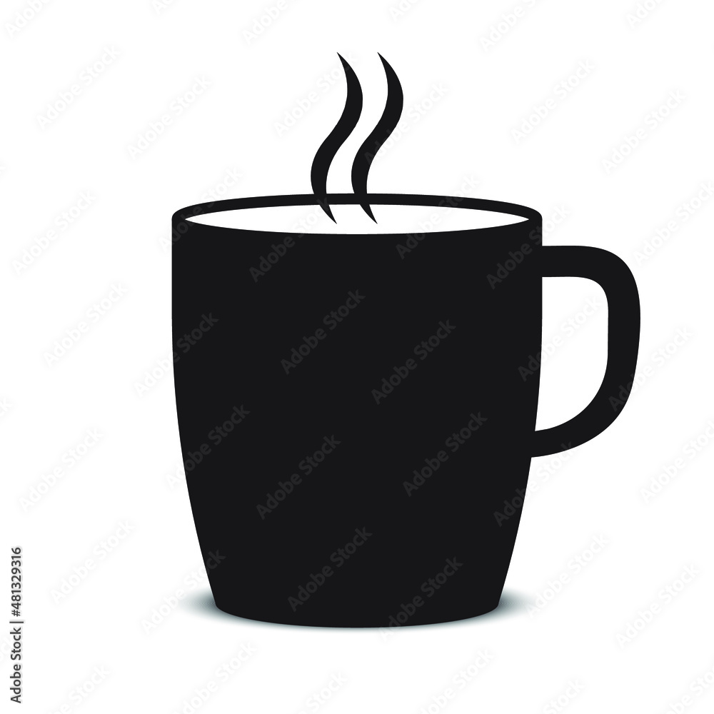 Fototapeta premium Cup of hot drink vector illustration 