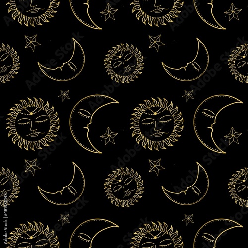seamless pattern with flowers