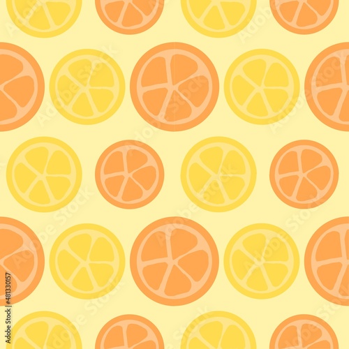 seamless pattern with lemon