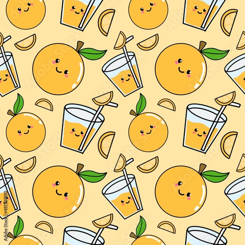 seamless pattern with kids