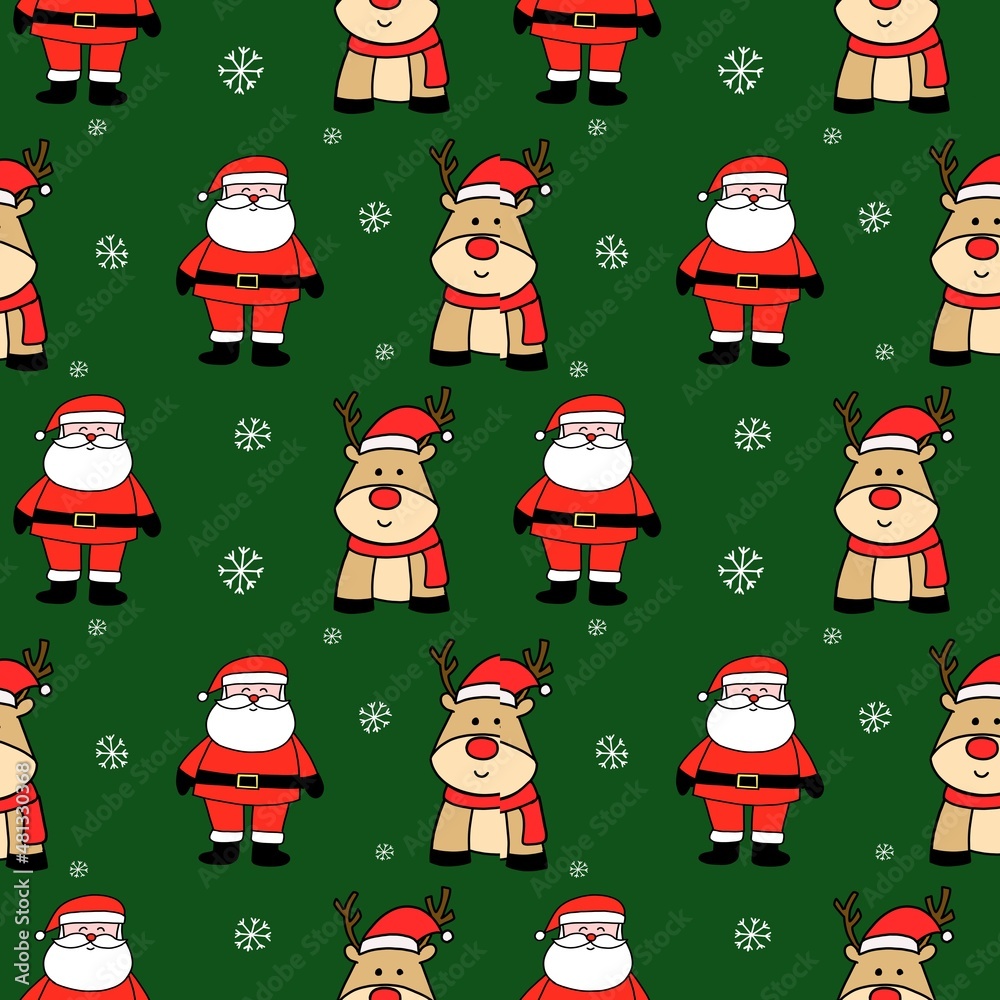 christmas seamless background