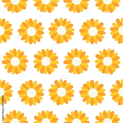 set of yellow flowers