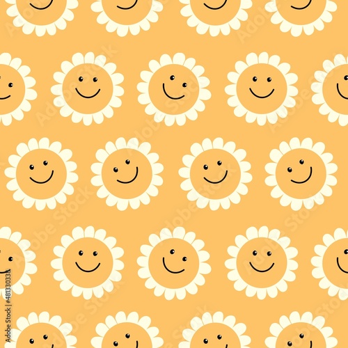 seamless pattern with flowers..
