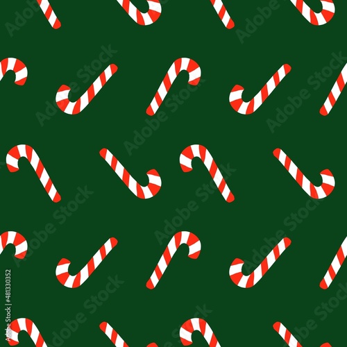 seamless background with candy.