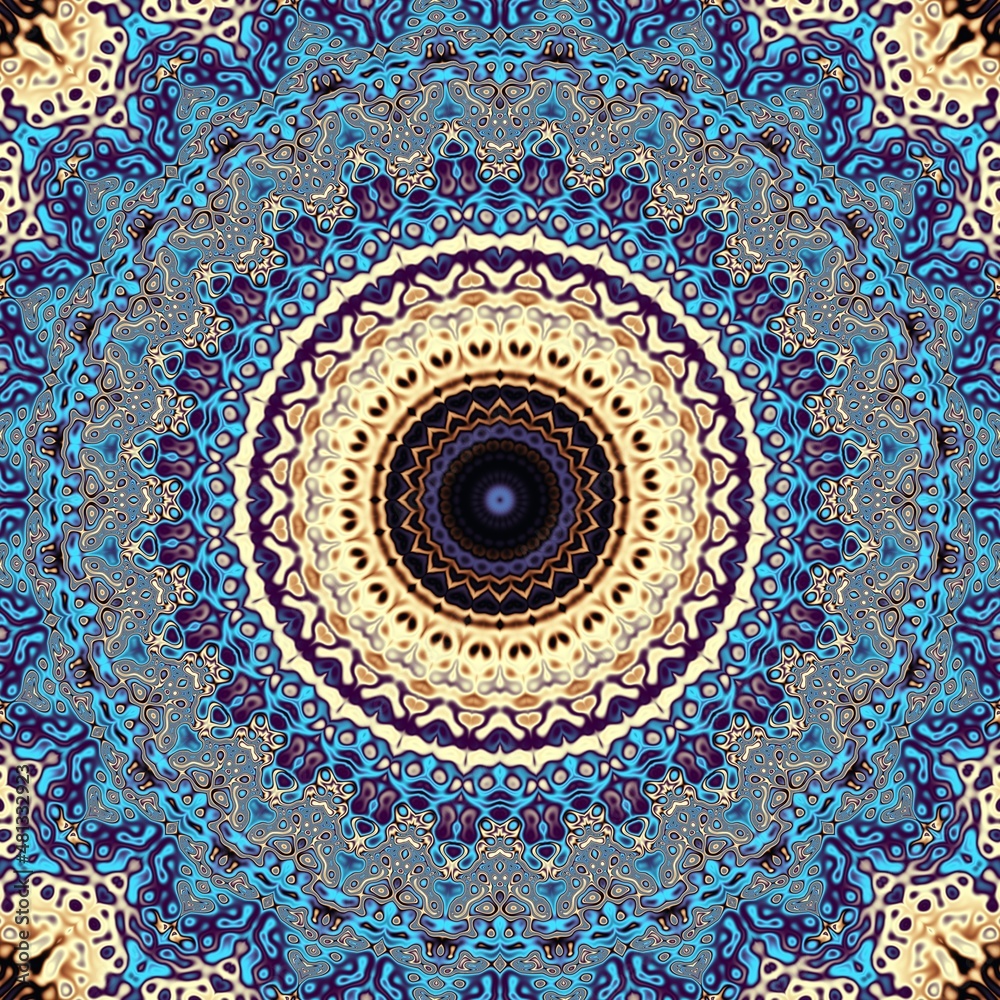 Fototapeta premium Abstract symmetric pattern