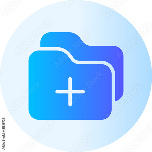add file gradient icon