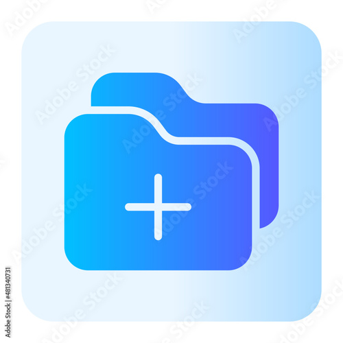 add file gradient icon