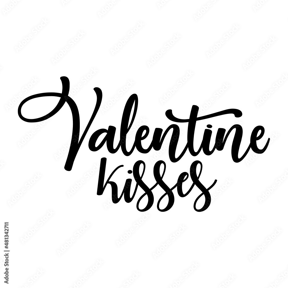 Valentine Kisses  svg,
