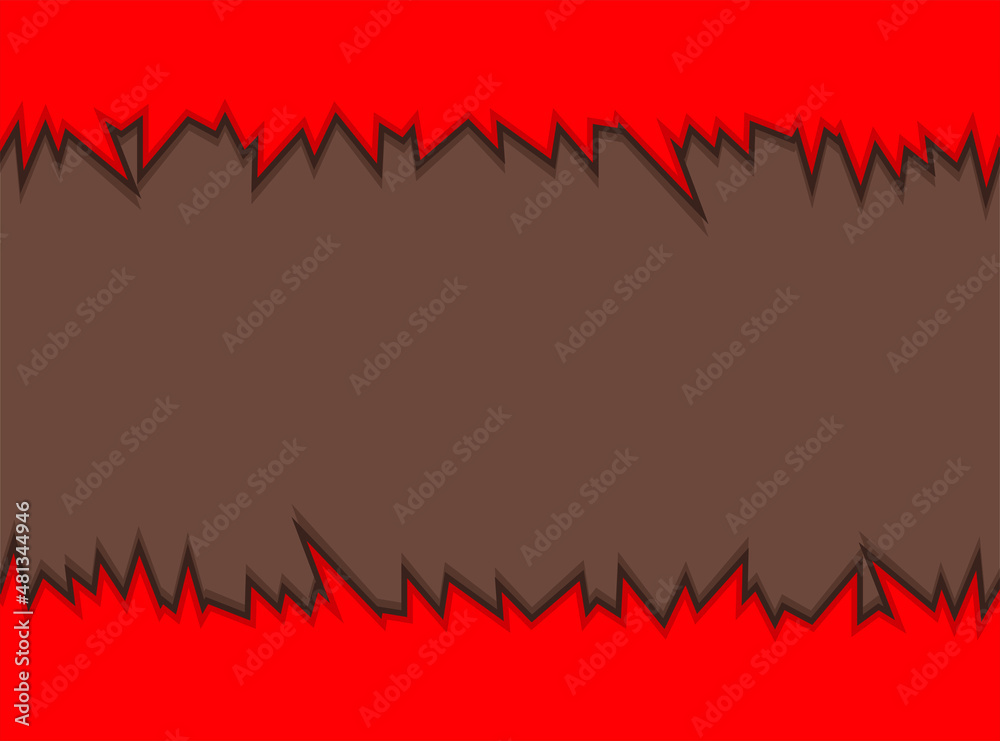 Abstract background with spikes and jagged zigzag line pattern and some copy space area
