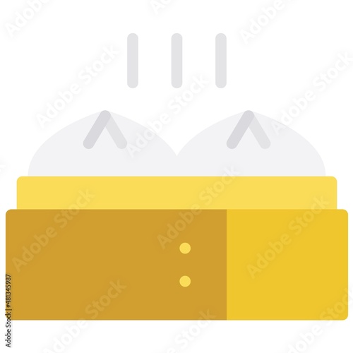 Dim sum icon ,Chinese New Year vector illustration