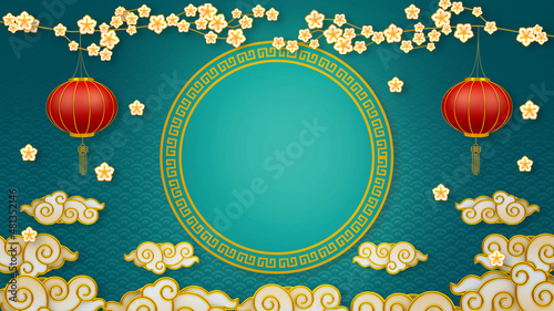 Photography Happy chinese new year for Party and Celebrations With Space for Message Isolated in background