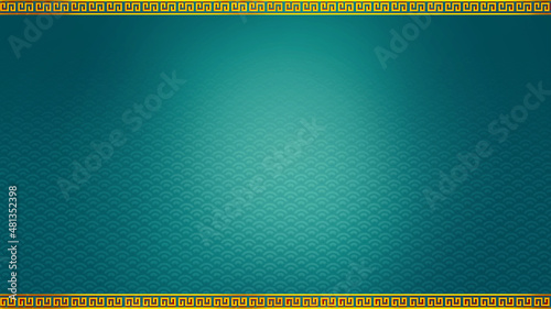 Canvas Print Happy chinese new year for Party and Celebrations With Space for Message Isolated in Red Background