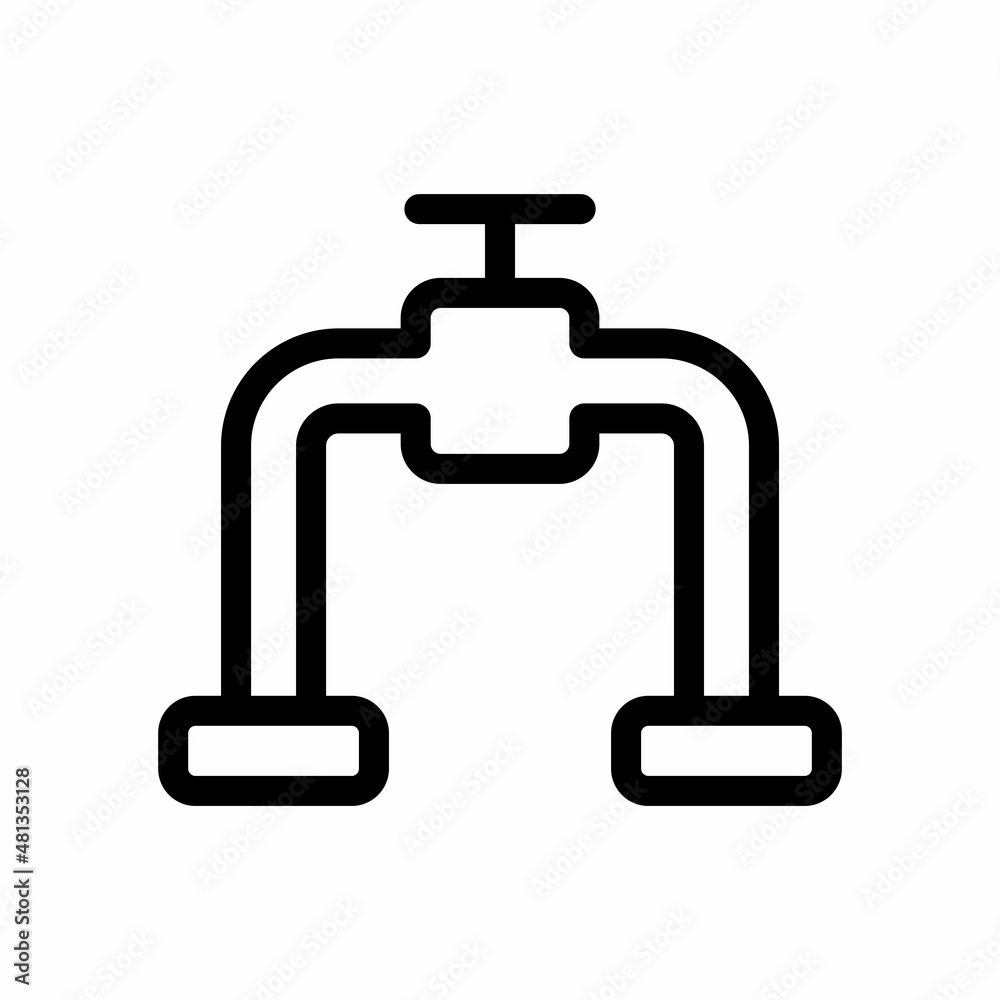 Water Pipe Icon Design Vector Logo Template Illustration Sign And Symbol