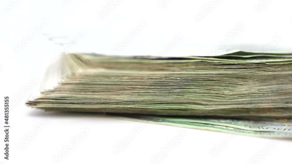 View of a pile of polish money View of a pile of polish money