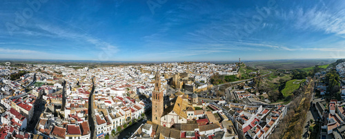 Drone view at the town of Carmona on Andalucia, Spain © fotoember