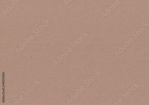 Rectangular brown craft paper background with rough texture. Blank backdrop with copy space for text. Cardboard sheet, recycled paper to create natural ecological zero waste design