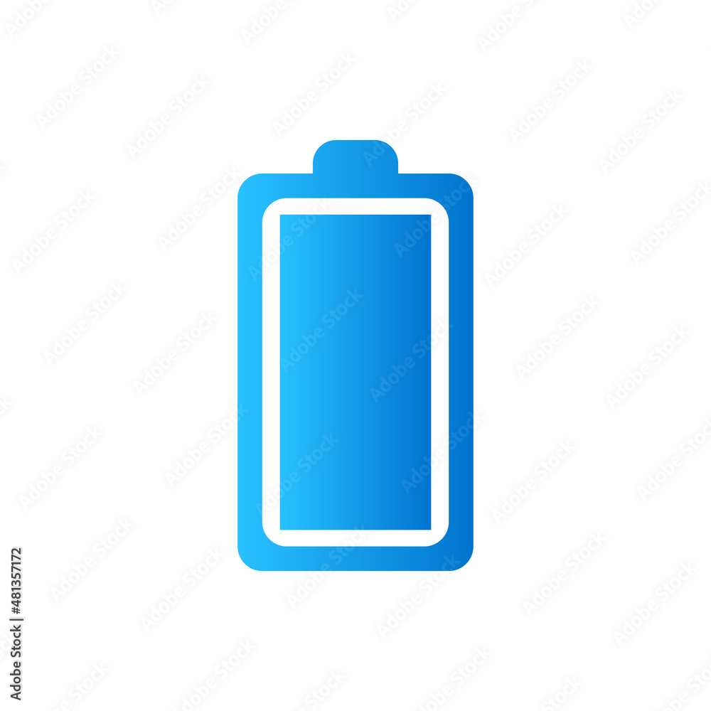 Full Battery Icon with gradient Full Battery Icon with gradient
