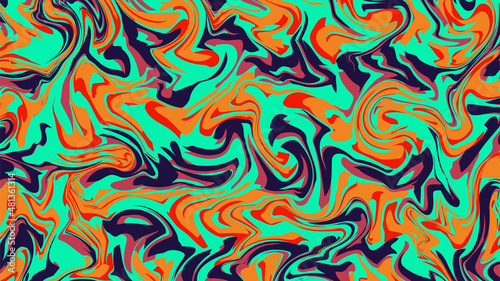Vector illustration. Modern colorful flow background. Wave color Liquid shape.